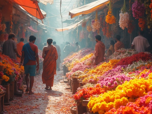 Discovering Asia's Largest Flower Market in India