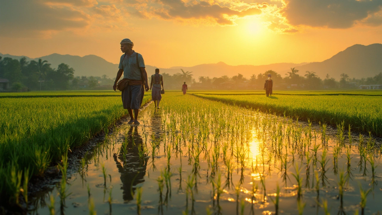 Why Do Rice Farmers Flood Their Fields?