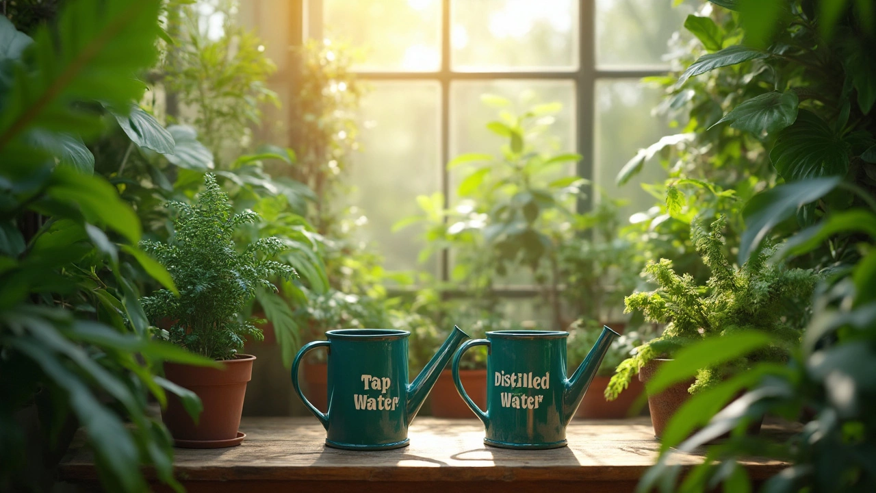 Is Distilled Water the Same as Tap Water for Your Indoor Plants?