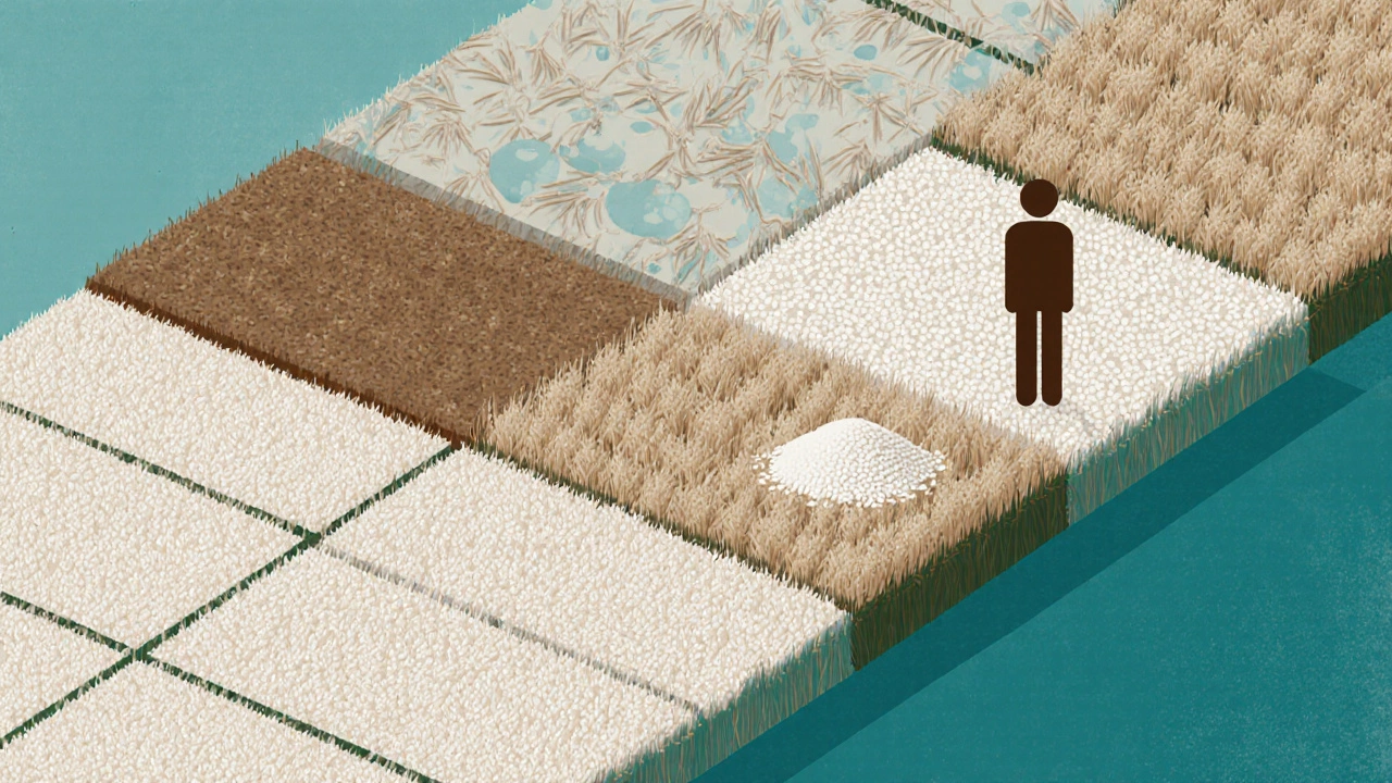 One acre of rice field showing the journey from crop to plate with a person's annual consumption.