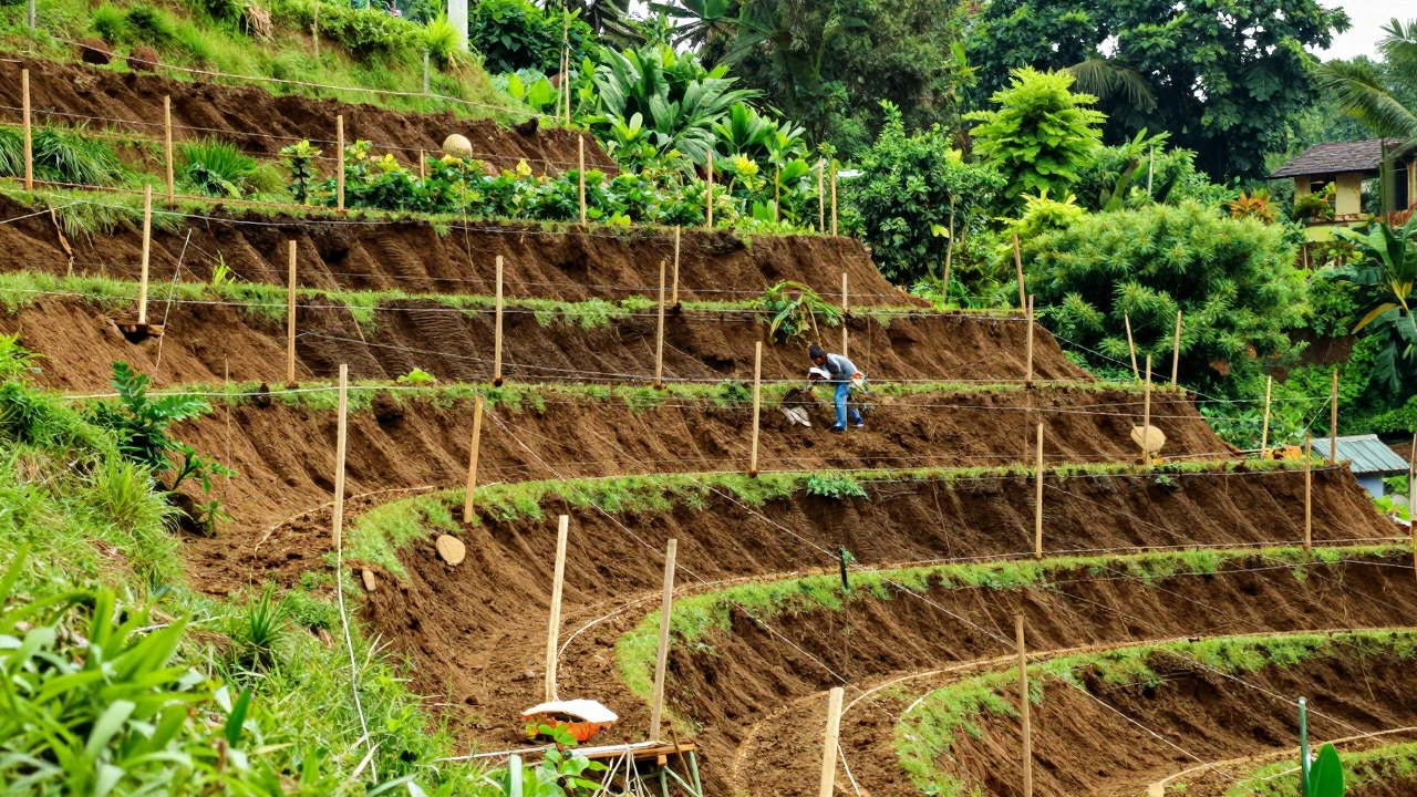 How to Terrace a Slope for Gardening: A Step-by-Step Guide to Building Retaining Walls